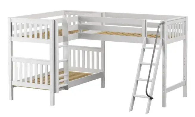 MaxTrixKids Non-Toxic Triple Bunk Bed