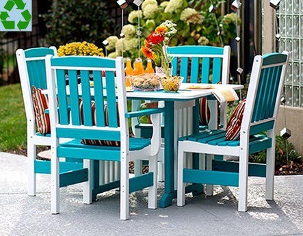 Poly Lumber 5-Piece English Dining Garden Set