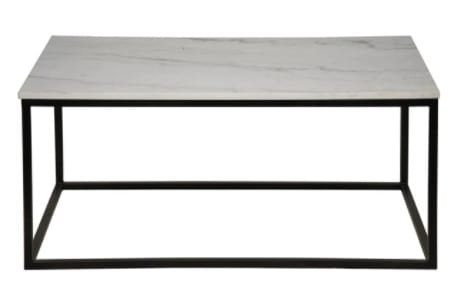 Manning Metal Coffee Table w/ Quartz Top