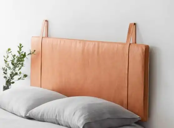 Hanging Leather Headboard by The Citizenry