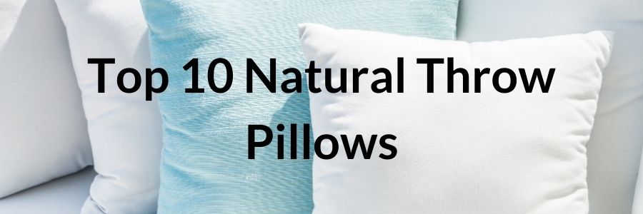natural throw pillows