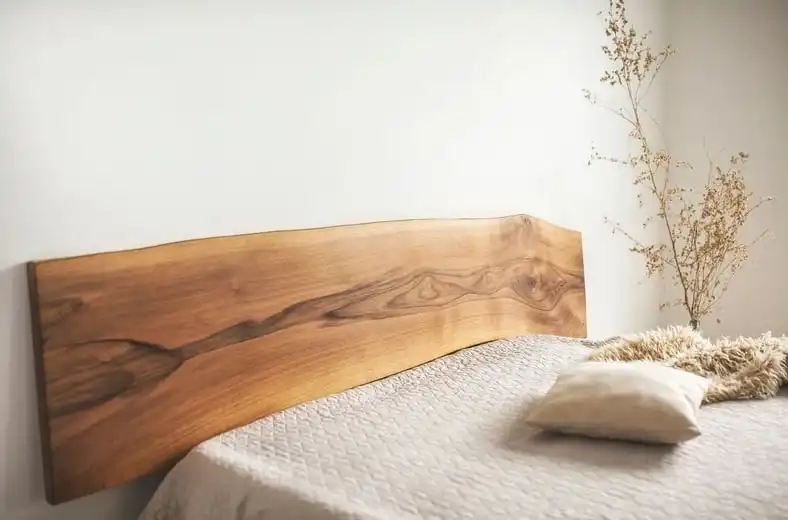 Natural Wood Headboard by Ourhood