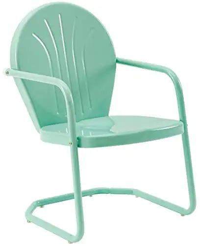 Crosley Furniture Griffith Retro Metal Outdoor Chair