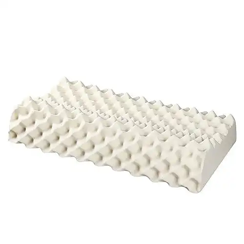 Natural Latex Foam Wave Massage Pillow