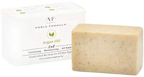 Noble Formula 2% Pyrithione Zinc (ZnP) Argan Oil Bar Soap