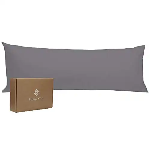 Bioweaves 100% Organic Cotton Body Pillow Cover