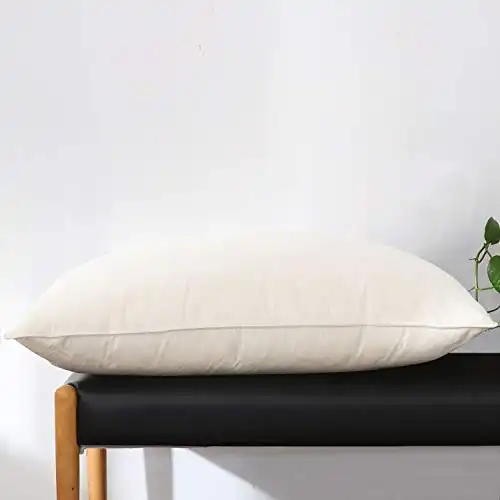 Alanzimo Goose Feather and Down Pillow