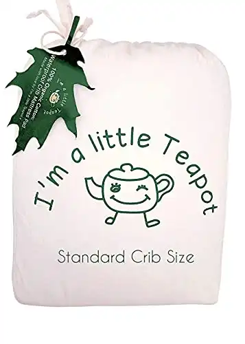 I'm A Little Teapot Crib Mattress Cover