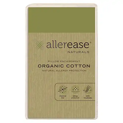 AllerEase Organic Cotton Pillow Protector