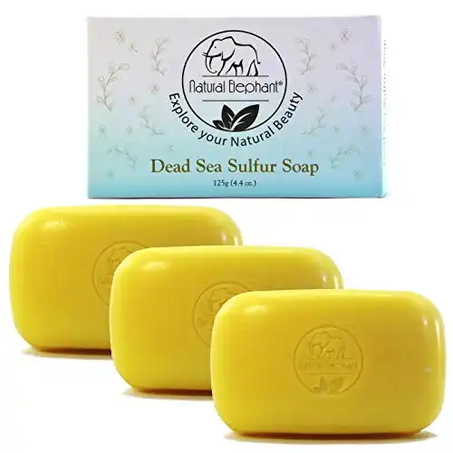 Dead Sea Sulfur Soap by Natural Elephant