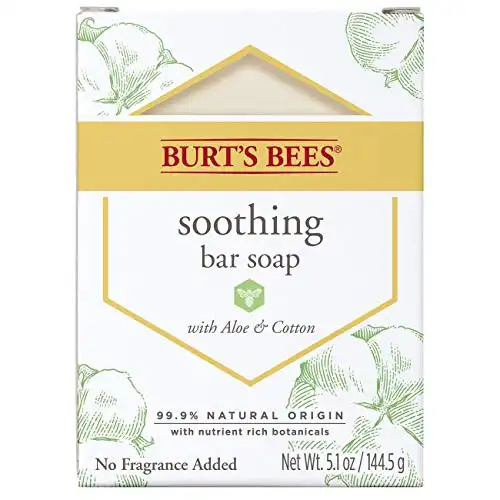 Burt's Bees Bar Soap, Soothing with Aloe & Cotton