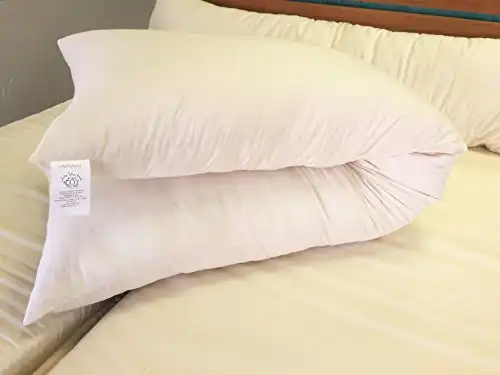 White Lotus Home Kapok Body Pillow