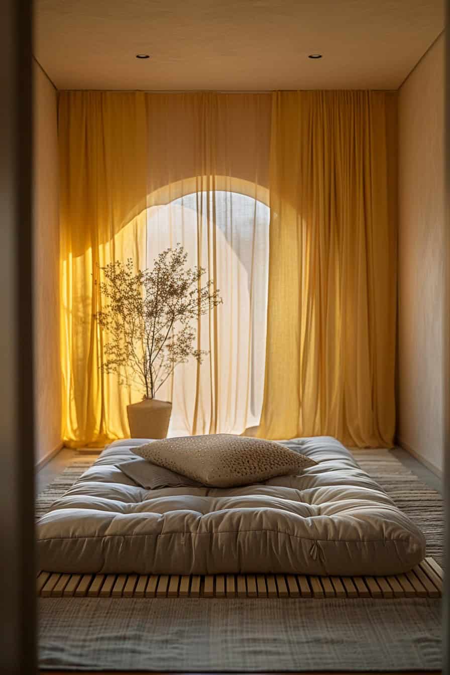 mattress on the floor