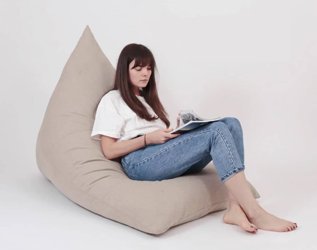 Wool Bean Bag Chair by Home of Wool