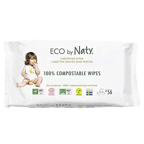Eco by Naty Unscented Baby Wipes