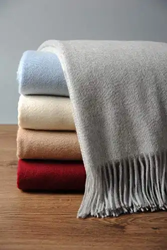Pure Cashmere Throw Blanket