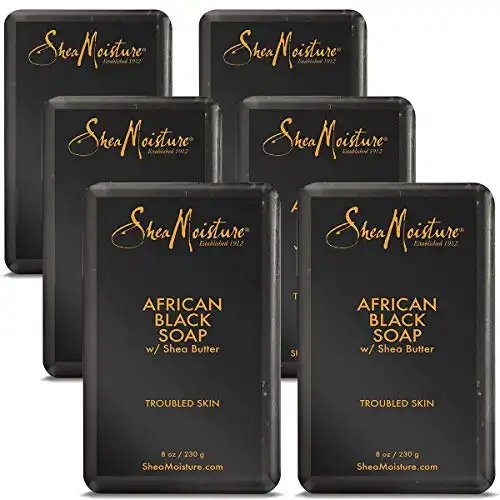 Shea Moisture African Black Soap With Shea Butter