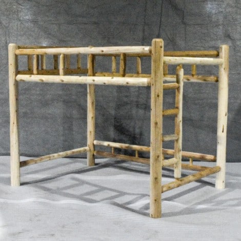 Northern White Cedar Log Loft Bed