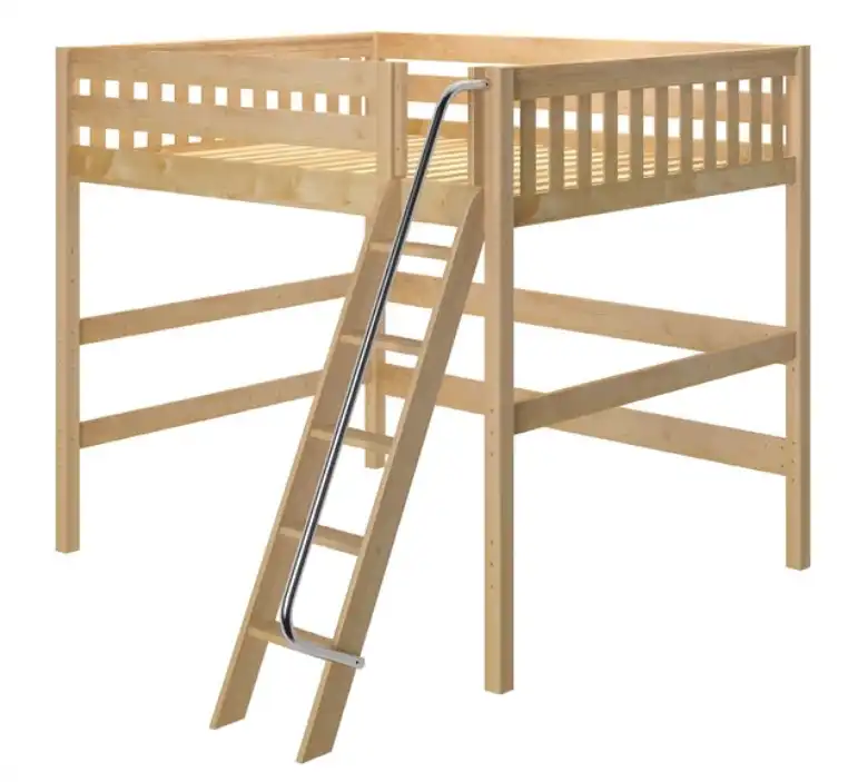 Queen Ultra High Loft Bed with Ladder by MaxTrix