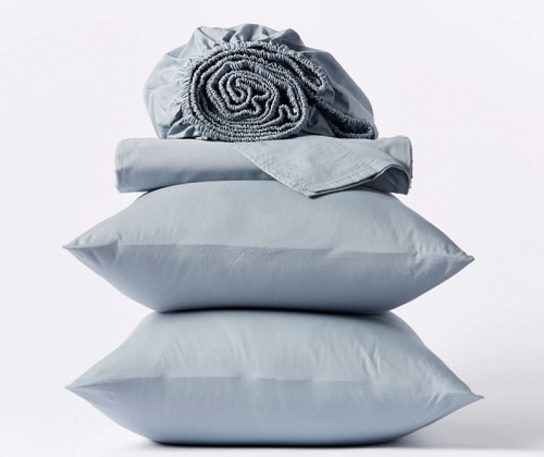 Organic Crinkled Percale Sheet Sets by Coyuchi