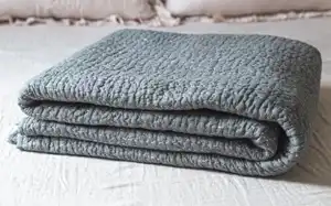 Pebbled Organic Cotton Percale Quilt by Yaya & Co