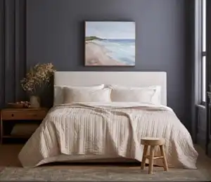 Organic Cotton Bedspread by Quince