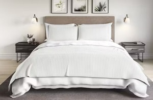 Organic Cotton Channel Quilt by Saatva