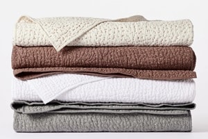 Pebbled Handstitched Organic Quilt by Coyuchi