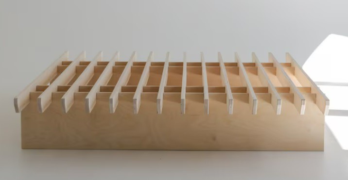 Scandinavian Minimalist Birch Platform Bed Frame - Etsy