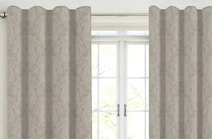 Vitya Organic Cotton Semi-Sheer Curtain by Astoria Grand