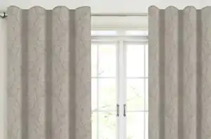 Vitya Organic Cotton Semi-Sheer Curtain by Astoria Grand