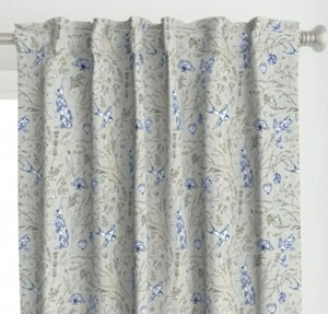 Organic Cotton Curtains by Filigree Fern