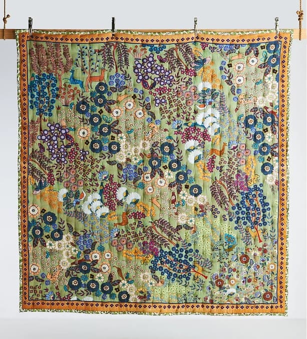 Averill Organic Cotton Quilt by Anthropologie