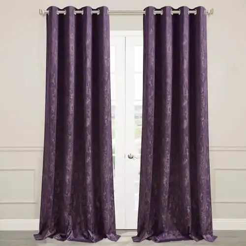 Room Darkening Velvet Curtains