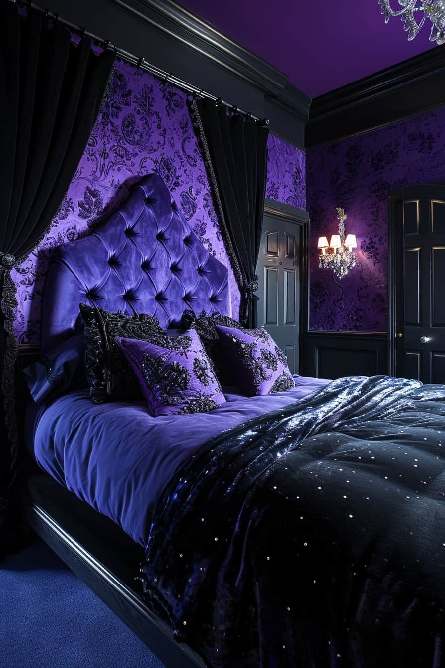 whimsy goth bedroom