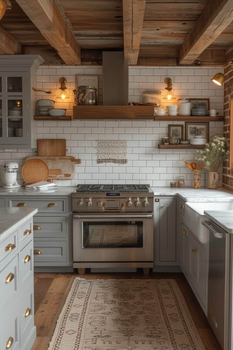 15 Tips for Designing a Moody Farmhouse Kitchen with Character – Green ...