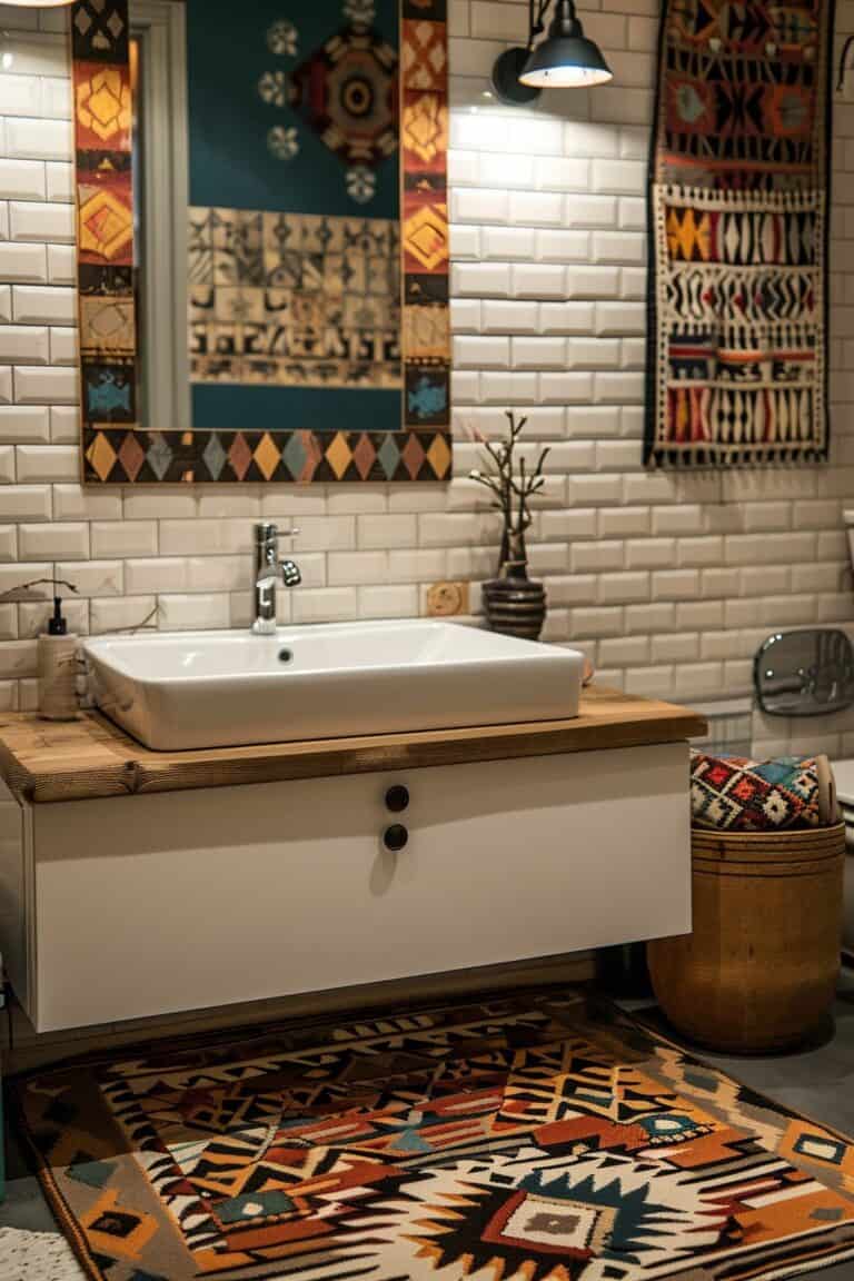 10 Steps to a Western Boho Bathroom Green Snooze