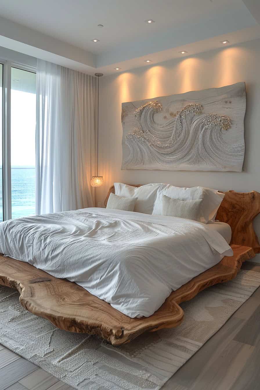 modern organic bedroom