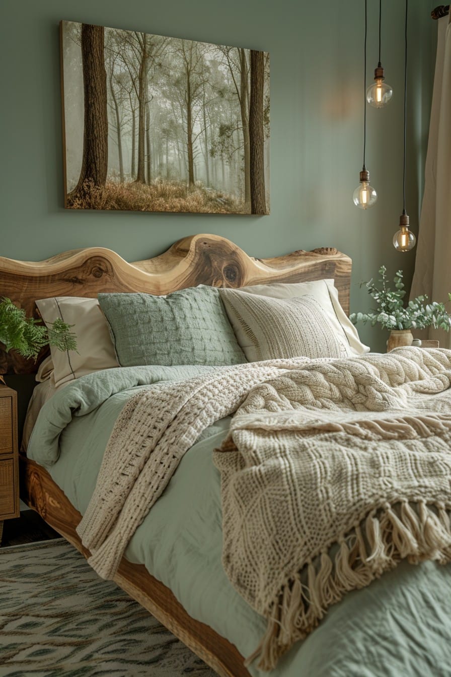 organic modern bedroom