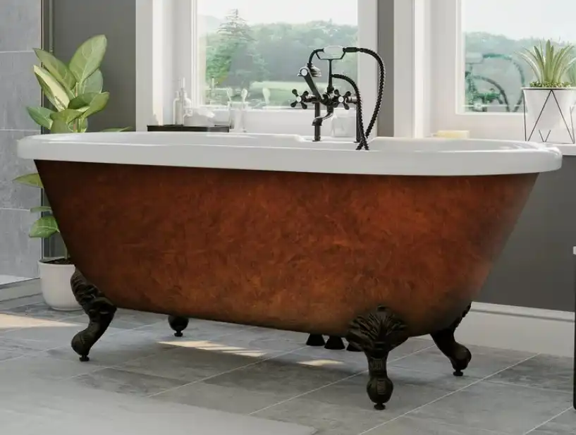 Freestanding Soaking Acrylic Bathtub