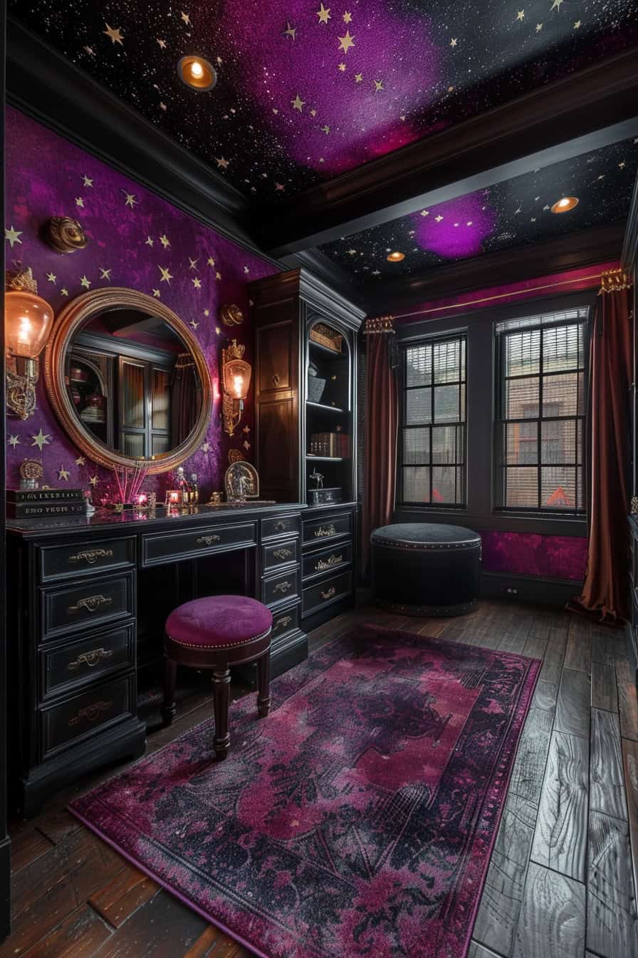 whimsy goth bedroom