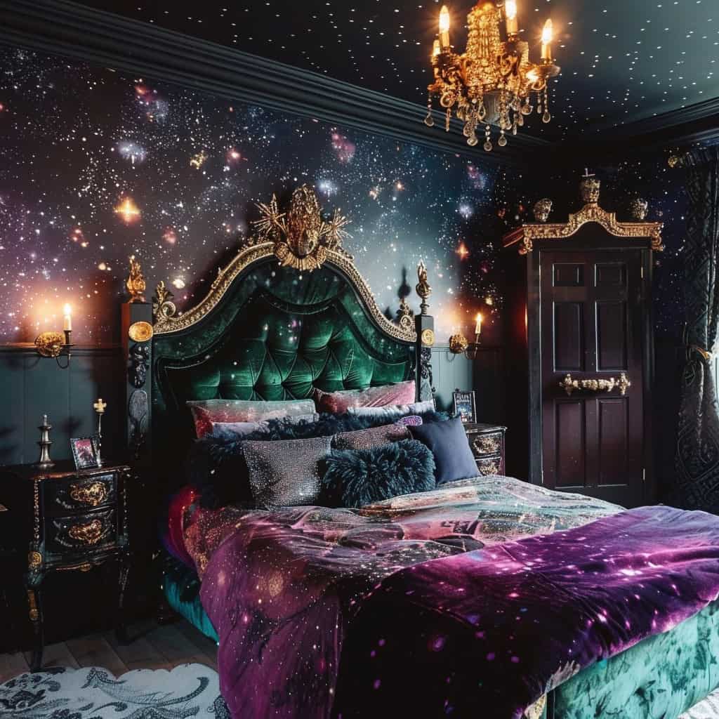 whimsy goth bedroom