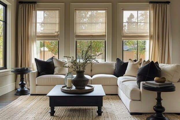 Black and Neutral Living Room: 15 Tips for a Stylish Space – Green Snooze