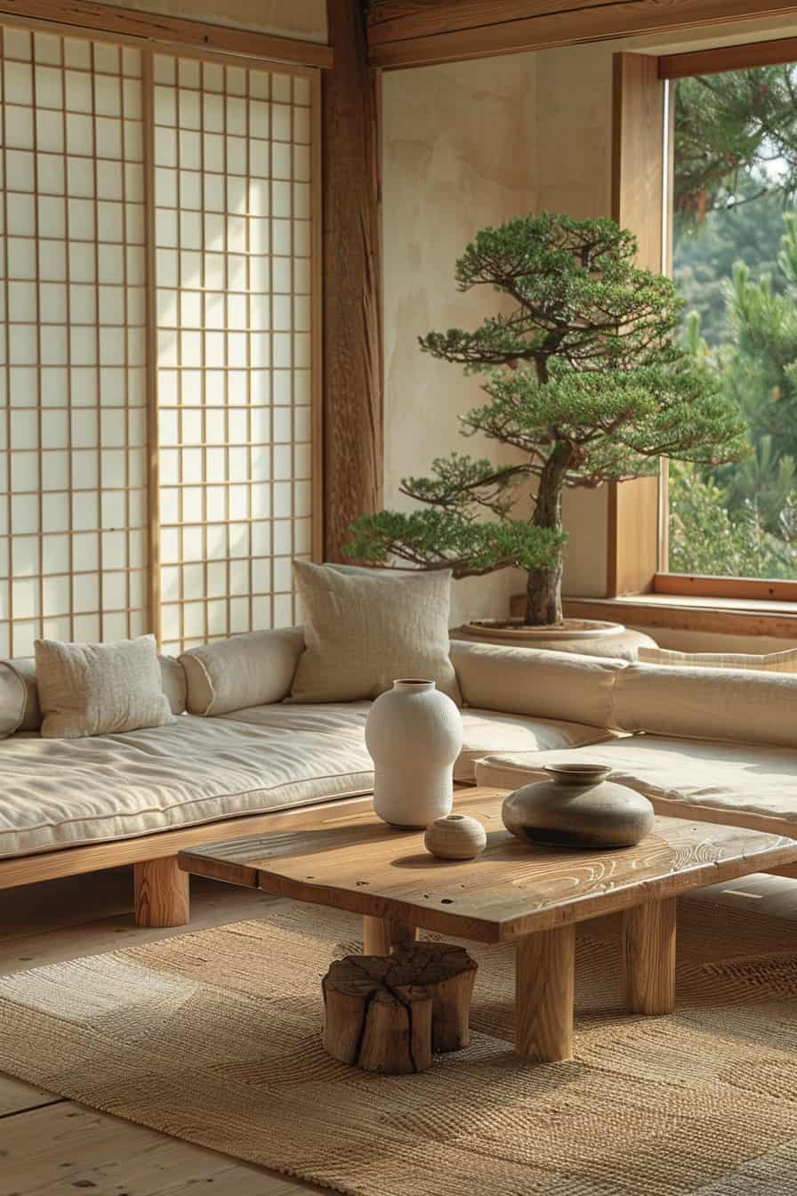 japandi living room