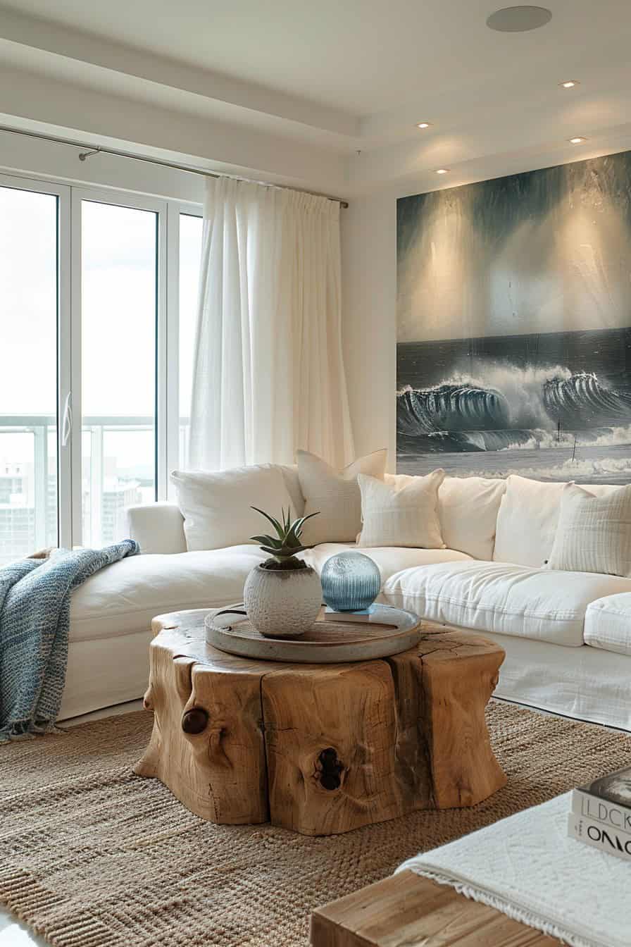 modern organic living room (2)
