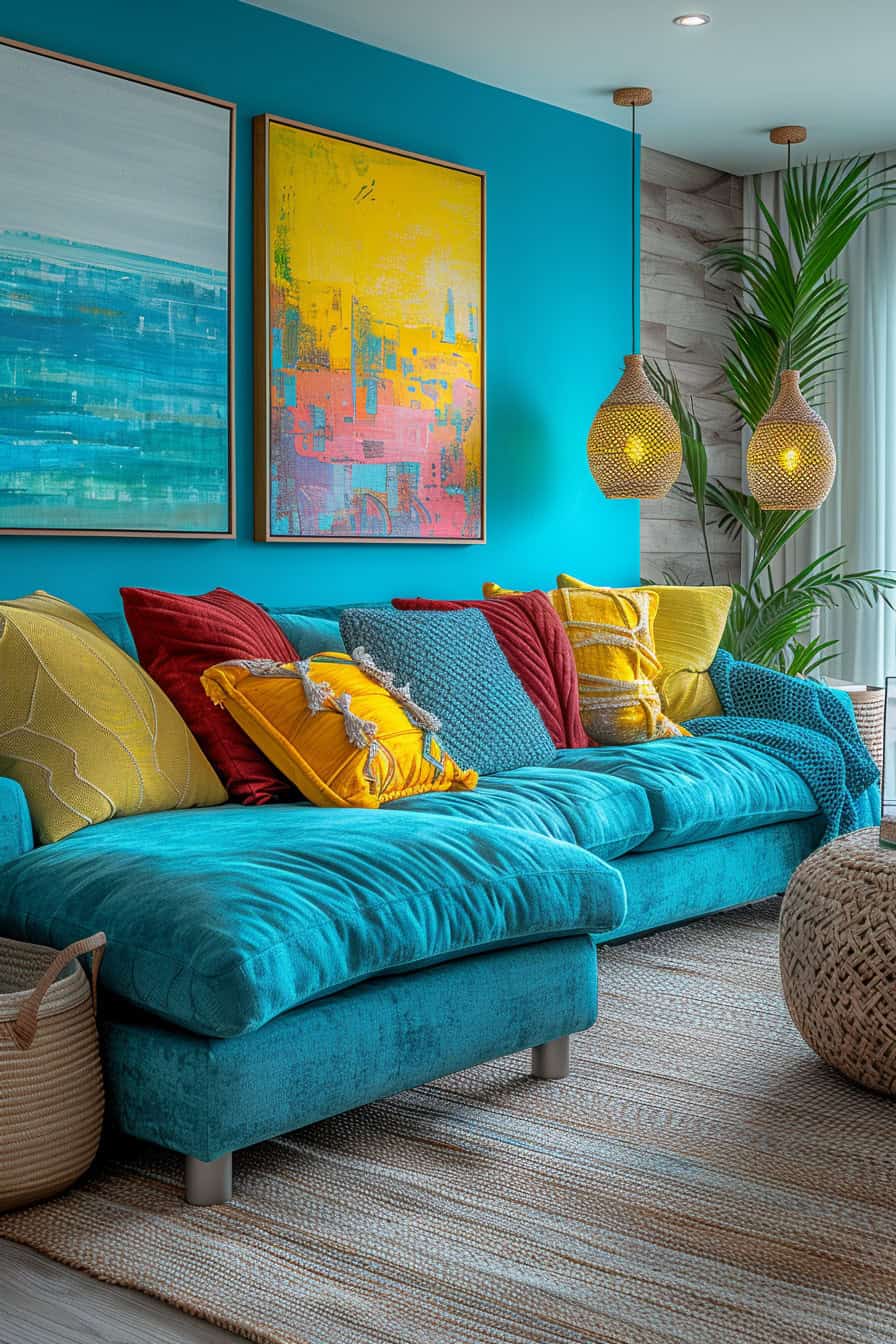 vibrant living room (9)