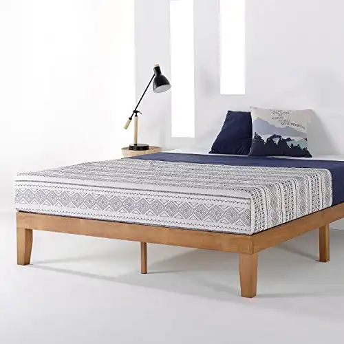 Mellow 12" Classic Solid Wood Platform Bed Frame