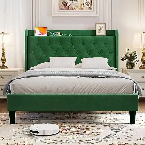 Koorlian Velvet Bed Frame