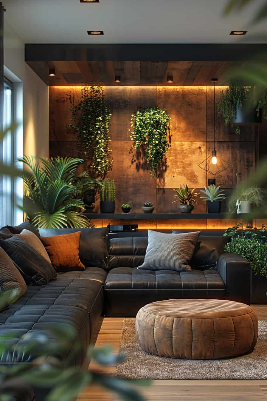 black and brown living room (10)