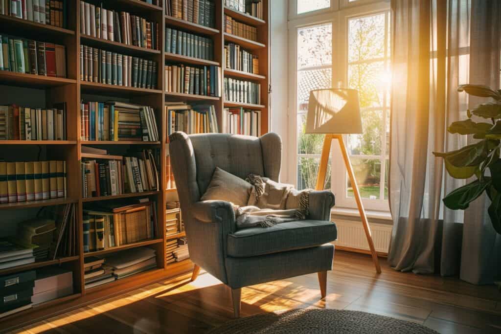 cozy home library